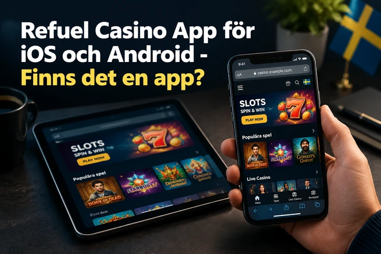 Refuel Casino App för iOS och Android - Finns det en app?
