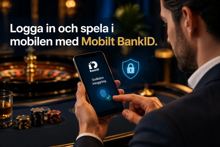 Logga in och spela i mobilen med Mobilt BankID