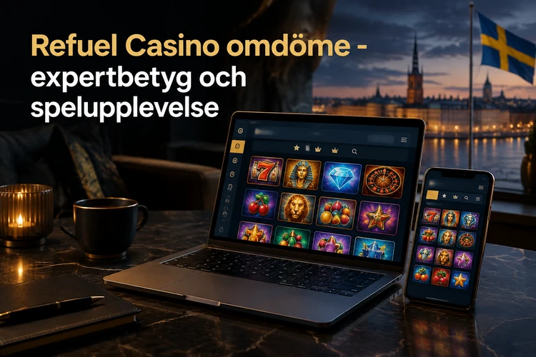 Refuel Casino omdöme - expertbetyg och spelupplevelse