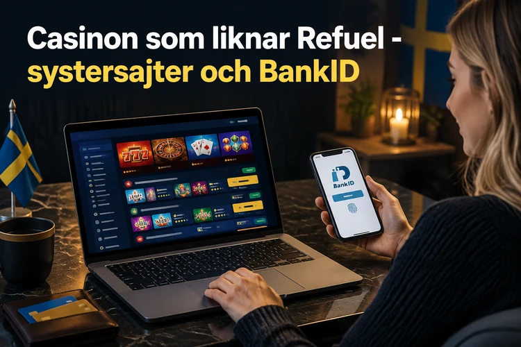 Casinon som liknar Refuel - systersajter och BankID
