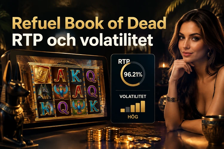 Refuel Book of Dead RTP och volatilitet - dina vinstchanser
